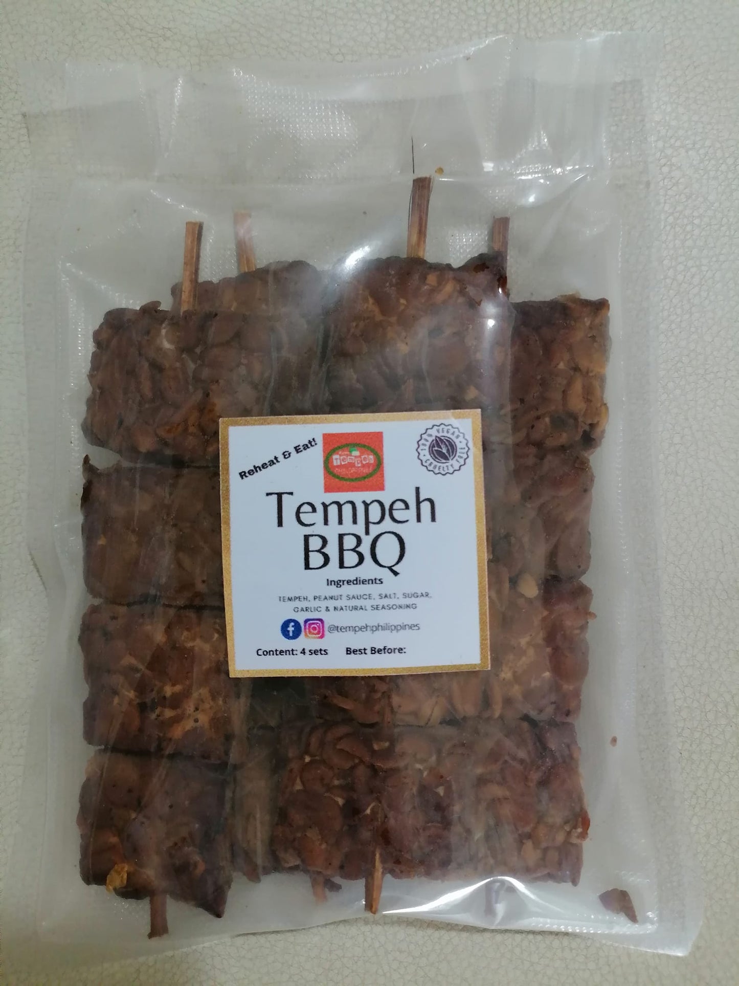 Tempeh Satay 4 sets